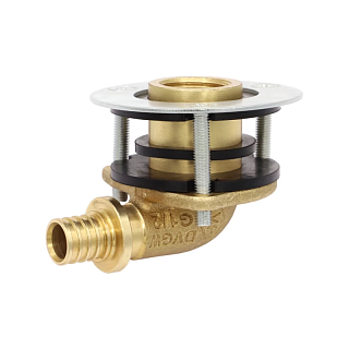 Угольник 16*2,2  х 1/2" F вн.р аксиальный настенный для гипсокартона VIEIR  VPD163F  