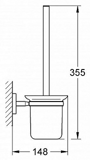 Grohe 40463000 BauCosmopolitan туалетный ершик