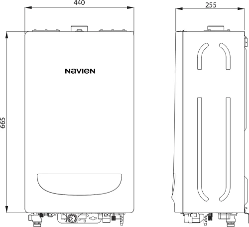 Котел газ. Navien Deluxe Comfort PLUS COAXIAL-13K ВЫГОДА!