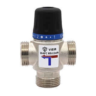 Термостатич. смесит. клапан 1"  20-45°С   VR180  Vieir (30)