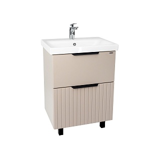 Комплект мебели 60 "Сицилия-60" напольная 2 ящ. капучино VIANT (ум.MODUO-60)