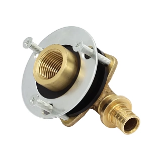 Угольник 16*2,2  х 1/2" F вн.р аксиальный настенный для гипсокартона VIEIR  VPD163F  