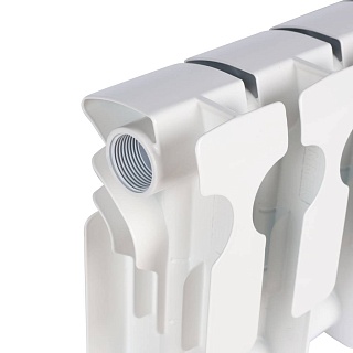 Радиатор биметаллическй ROMMER Plus BM 200 14 секций (RAL9016)