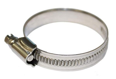 Хомут  Ду 32-50 (сталь, нерж,червяч.) W2  нерж (018-2956)