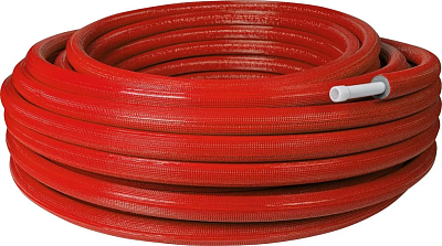 Труба K-FLEX SOLID ISOLINE R 6 PERT/Al/PERT 16мм-50 (бухта 50 м)красный