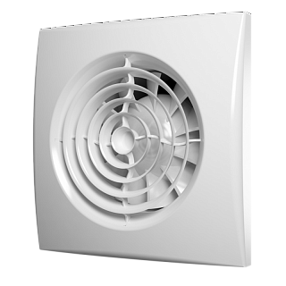 Вентилятор AURA 4С  (уровень шума 25 дб.) D100 осевой вытяжной с обратным клапаном(16)