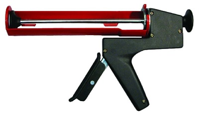 Пистолет д/герметика полуоткрытый с противовесом (9",310мл) 14246 FIT