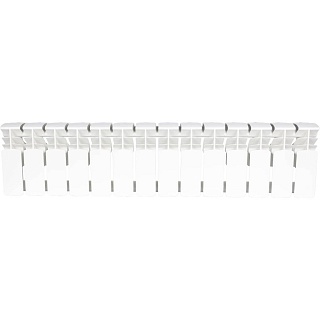 Радиатор биметаллическй ROMMER Plus BM 200 14 секций (RAL9016)