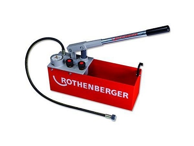 Насос опрессовочный Rothenberger RP 50-S (45мл/такт,60бар,12л,метал.)(6.0200) ВЫГОДА