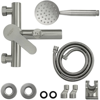 MAGNUS Смеситель д/ванны кор/изл, нерж. ст 304. код: 9194