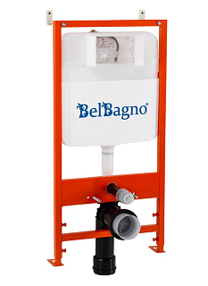Система инсталляции д/унитаза BELBAGNO BB026 с кнопкой хром мат.BB050CR.MAT