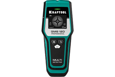 KRAFTOOL GMS-120, ЖК дисплей, универсальный детектор проводки (45298)