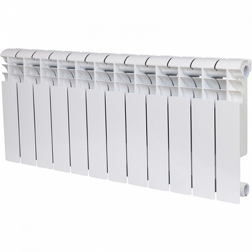 Радиатор бимет. Rommer Profi BM350 16сек (RAL9016)  