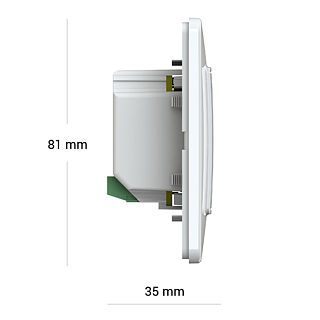 Терморегулятор программ. Wi-Fi Terneo SX, в подрозетник, теплый пол 5-45°C, AC230V, 16A