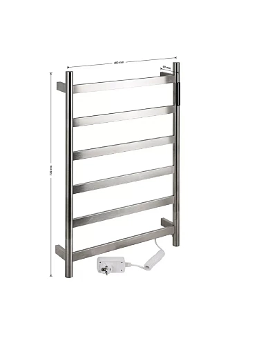 Полотенцесушитель "Kraftte" 480х730 П6 САТИН электро САНАКС 44044