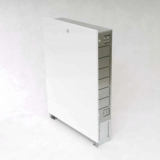 Шкаф коллекторный встраиваемый ШРВ-1 670x125x494 (482G1000) Uni-fitt