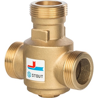 Термостатический смесительный клапан G 1" 1/4 НР 70°С (SVM-0030-325508) STOUT
