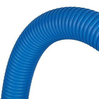 Труба гофрированная ПНД, цвет синий 25 для труб диаметром 20 мм  (SPG-0001-502520) STOUT