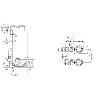 Насос MTC40 F 16.15/7/1-230-50 (2081260) фекальный, с режущим механизмом, чугун. раб. колесо 