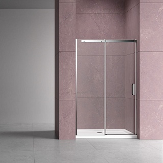 Дверь для душа VINCEA Dice VDS-4D130CL, 1300, хром, стекло прозрачное