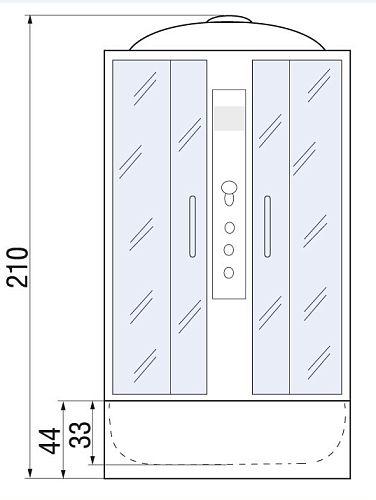 Душевая кабина DESNA 90/44 МТ