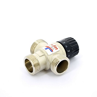Клапан термосмесительный Н 3/4", диапазон настройки 35-65*С, смешение боковое (351N3130) Uni-Fitt 