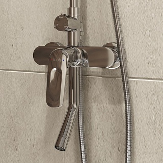 Смеситель для ванны с верхним душем, Male, IDDIS, MALSB3Fi06