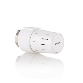 Термостатическая головка Standard TC-S3, М30х1.5, с установкой нуля, цвет белый (F35340) Simplex