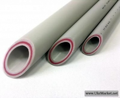 Труба (SDR 6) 50*8,3 арм. стекловолокном серый (32м) ФД-plast