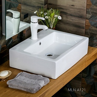 Умывальник фигурный 803-7295 (А121) MELANA