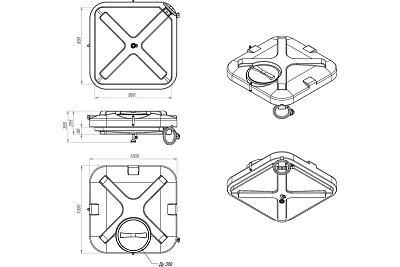   Rostok 150    (), : 270x1000x1000 / 2, 3/4"  