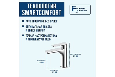 Смеситель д/умывальника BIG PROFF d-35 хром 3544 ARGO 44449 