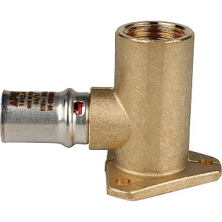 Угольник настенный с креплением удлин. 1/2"х16 SFP-0012-001216 STOUT 