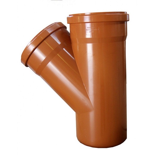 Тройник 110*110*45* нар НПВХ SN4  Хемкор