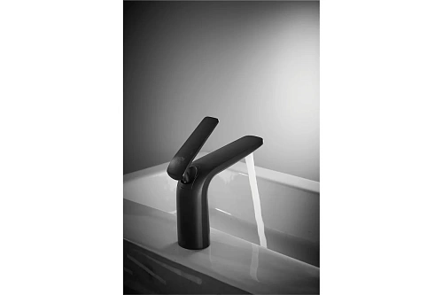 Смеситель д/раковины ROSE черный R3901H