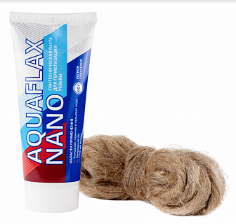 Паста уплотнительная  Aquaflax nano 80г.+лён евро 20г