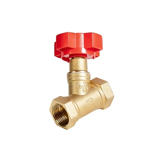 Клапан балансировочный ручной латунь Ду 50 RSV54 G2" Ру16 Тмакс=110 оС ВР Kvs=36,2 м3/ч REON (050RSV54) (140678)