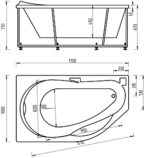 ����� ��������� ������ 170�100 �����