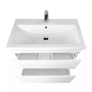 Комплект мебели 80 "Марсель-80" 2 ящ. напольная белая VIANT (под ум.COMO-80) 