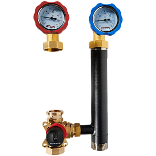 Группа насосная  с 3-х ходовым приводным смесителем 1 без насоса RDG-0003-012501 ROMMER 