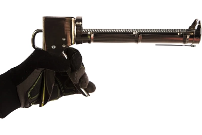 Пистолет д/герметика .полукорпусной, усиленный, хромированный, зубчатый шток (225) 14231 FIT