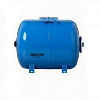 Гидроаккумулятор  VAO 035 (Н390мм х L460мм, d1") Aquasystem гориз. распродажа остатка