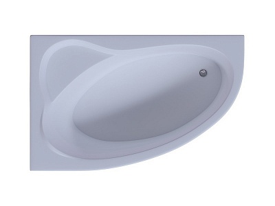 Ванна акриловая Фиджи-170 левая  (экран+сифон) 