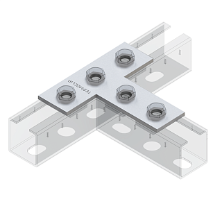 Пластина соединительная Т-образная TCP 38-41 4F5 (48/12шт/кор) (09260001)