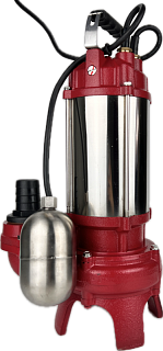 Насос канализ. WQD 10-10-1.1-HT с реж. мех. G2", Qmax=20м3/ч, Hmax=15м, Tmax=90°С, 220В, 1.1кВт, кабель 8м (14209999) Wellmix