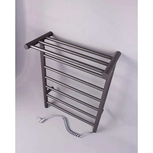 Полотенцесушитель "Kraftte" 510х575 П4 с полкой ГРАФИТ электро САНАКС 44020