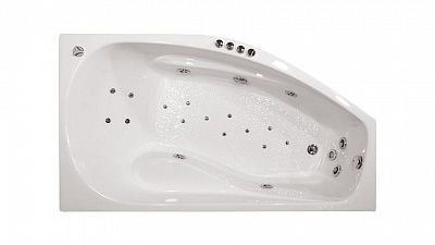 Ванна акриловая TRITON Скарлет правая 1670 x 960 мм, в комплекте с каркасом