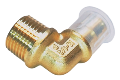 Угольник с нар. резьбой латунный 25х3/4''  (HFWQE00066) Hipex (10)