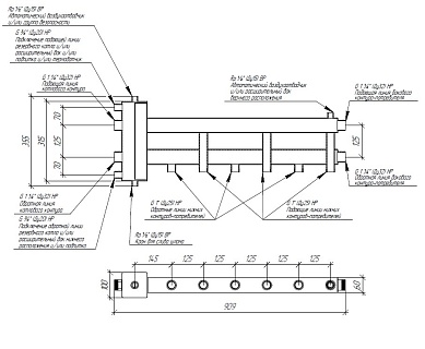 Балансир. коллектор BMSS-100-4D Pmax=100 кВт (2 вверх, 1 в сторону) AISI304