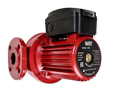 Насос цирк. WRS 40-130SF (250мм) DN40, PN10, Qmax=15м3/ч, Hmax=13м, Tmax=110°С, 380В, 750Вт, 3-скор. (17109995) Wellmix
